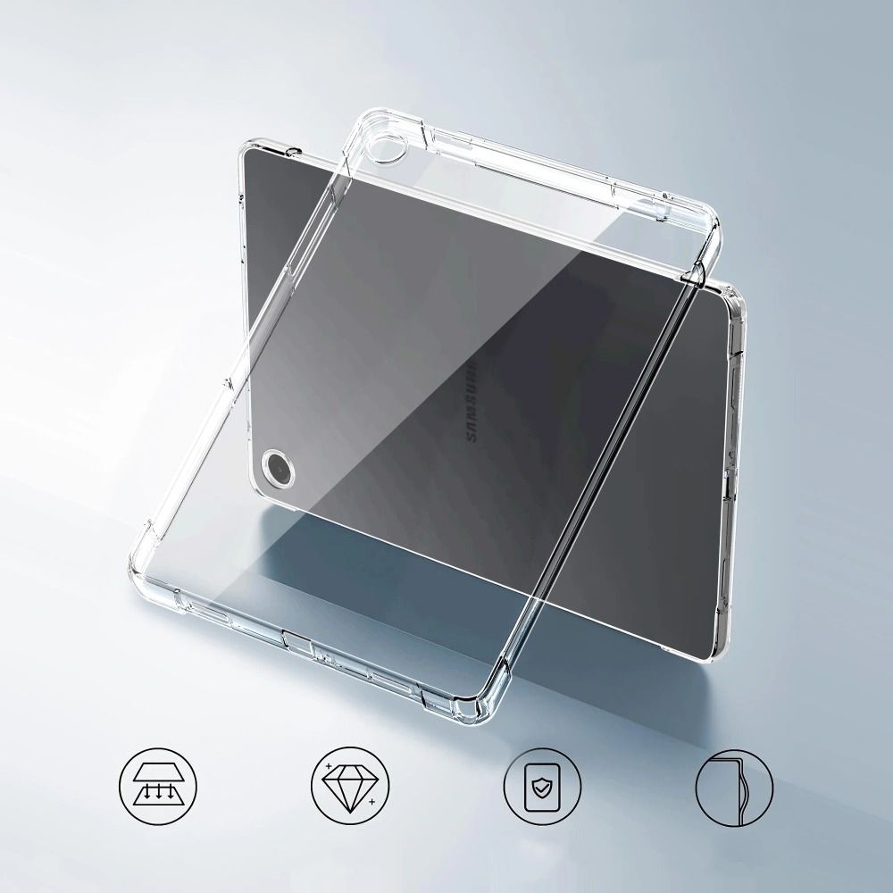 Étui pour Samsung Galaxy Tab A11+ / Tab A9+, Tech-Protect, Flexair, Transparent