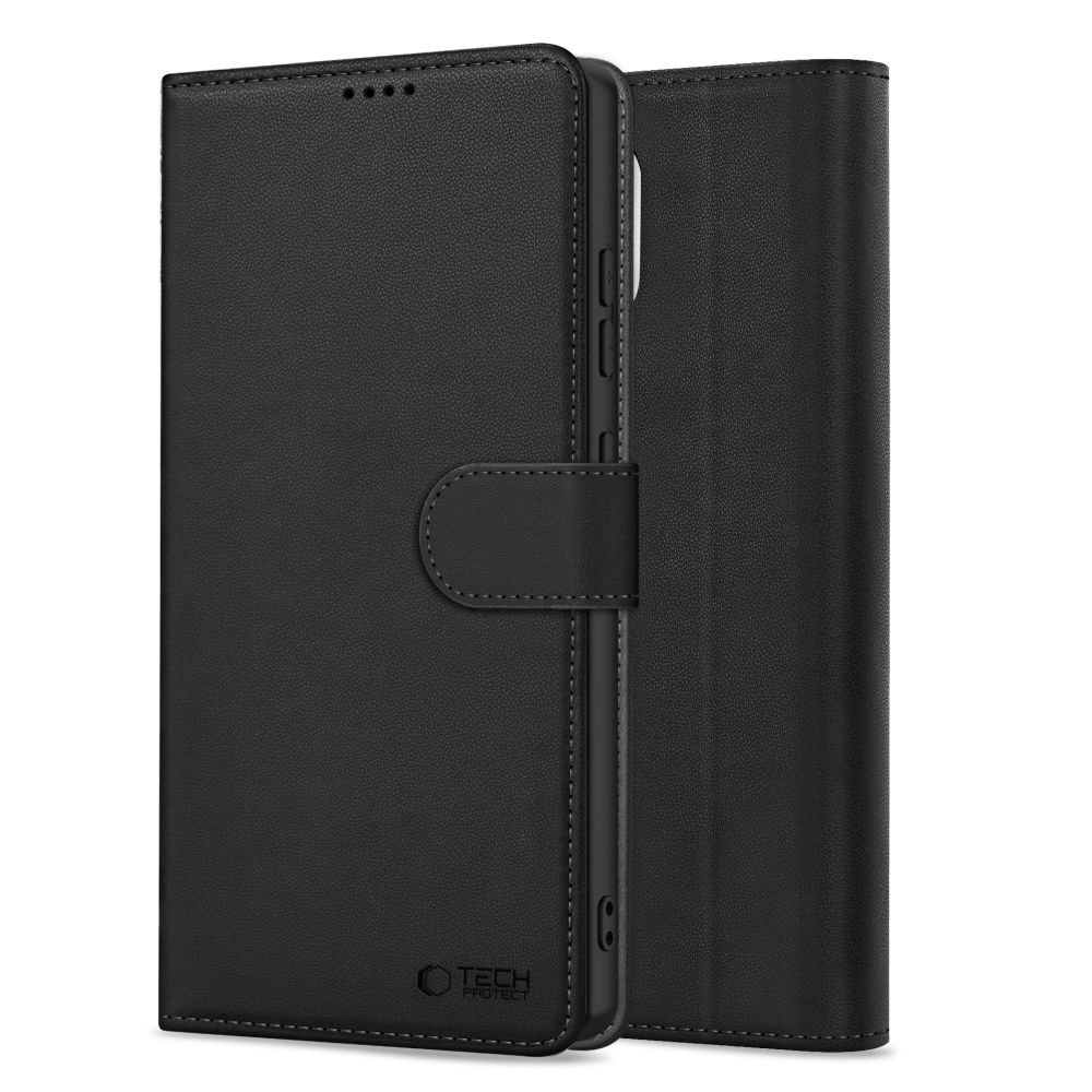 Hülle für Samsung Galaxy A37 5G / A56 A566 / A36 A366, Tech-Protect, Wallet, Schwarz