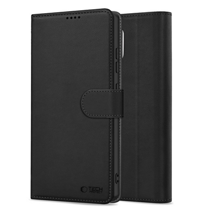 Hülle für Samsung Galaxy A37 5G / A56 A566 / A36 A366, Tech-Protect, Wallet, Schwarz