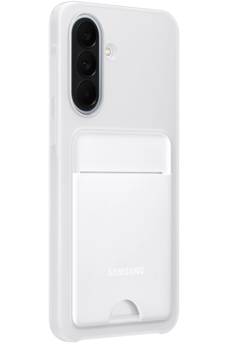 Hülle für Samsung Galaxy A37 5G, Kartenfach Case, Grau EF-OA376TJEGWW
