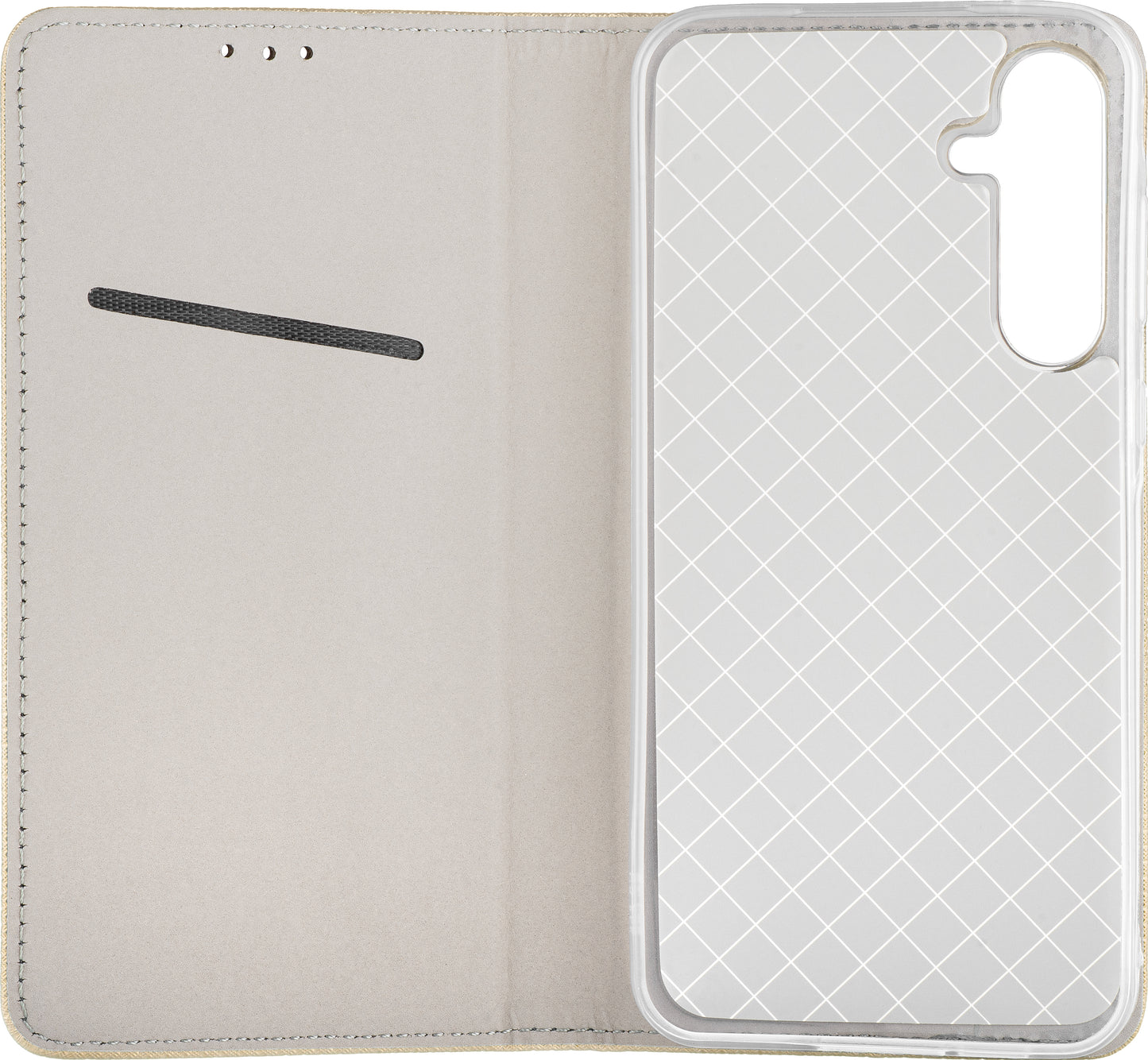 Case for Samsung Galaxy A17 4G / A17 5G, OEM, Smart Magnet, Gold