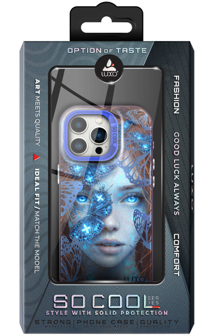 Hoesje voor Samsung Galaxy A53 5G A536, LUXO So CooL, ArcadiA Butterfly Girl, Multicolor
