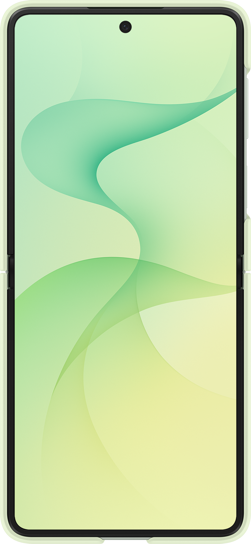 Hülle für Samsung Galaxy Z Flip8 F776, Silikonring Magnet, Grün EF-EF776CGEGWW