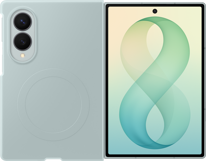 Hülle für Samsung Galaxy Z Fold8 F971, Silicone Magnet Case, Grün EF-EF971CGEGWW