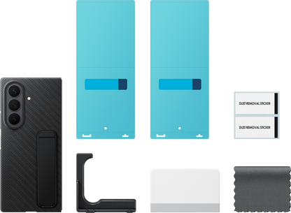 Hülle für Samsung Galaxy Z Fold8 Ultra F976, Carbon Standing, Schwarz EF-XF976SBEGWW
