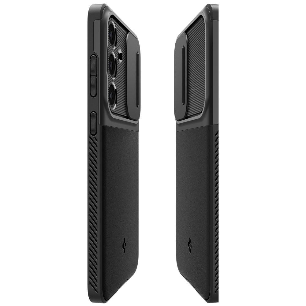 Hoesje voor Samsung Galaxy S24 FE S721, Spigen, OPTIK ARMOR, zwart 