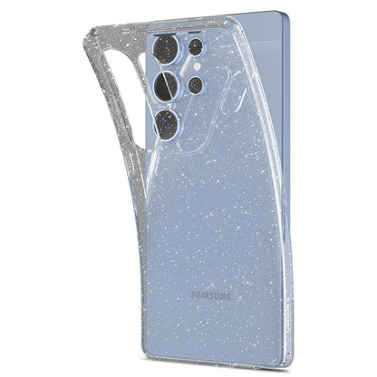 Hülle für Samsung Galaxy S25 Ultra S938, Spigen, Liquid Crystal Glitter, Transparent ACS08950