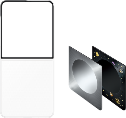 Hoes voor Samsung Galaxy Z Flip8 F776, FlipSuit Case, Zwart EF-FF776CBEGWW