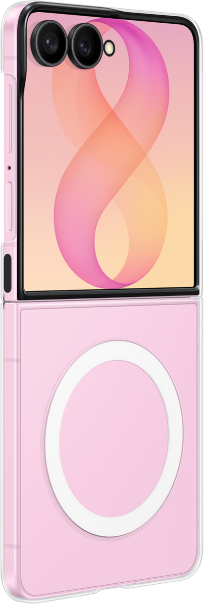 Coque pour Samsung Galaxy Z Flip8 F776, Aimant Clair, Transparente EF-CF776CTEGWW