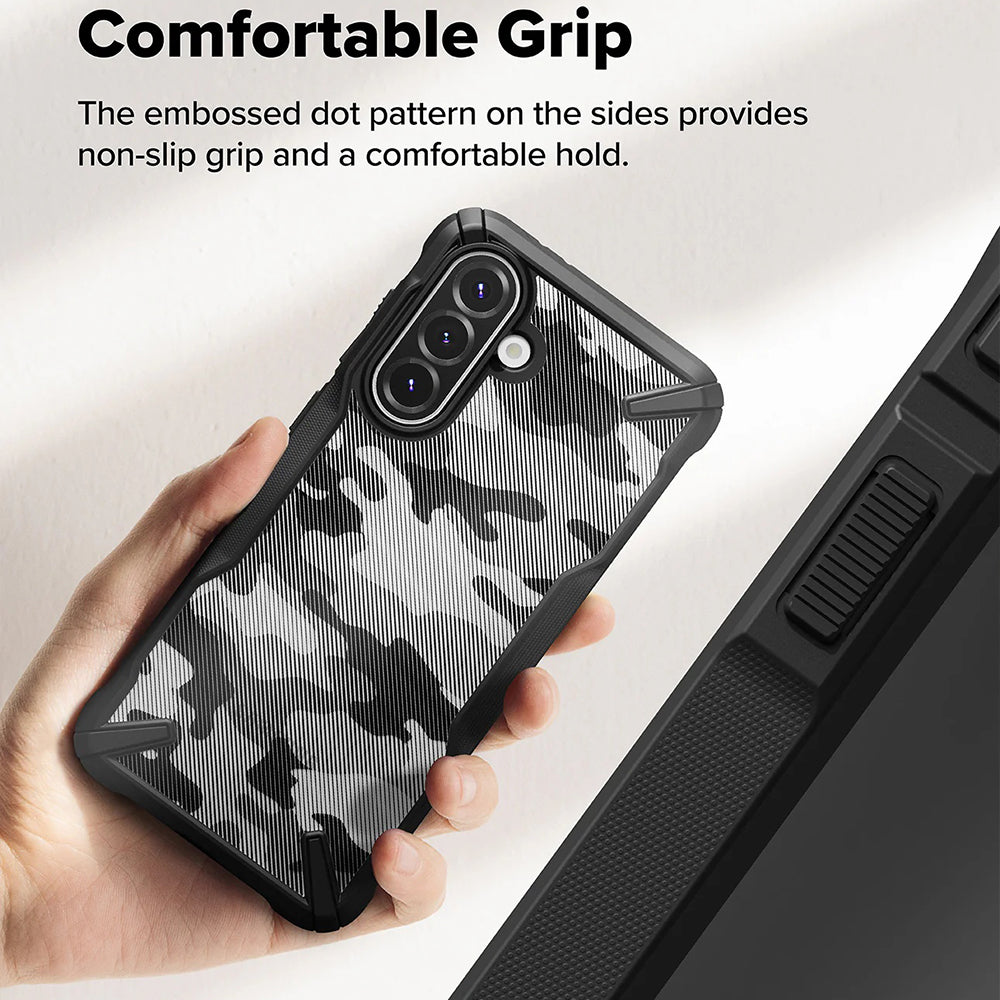 Hoes voor Samsung Galaxy A56 A566 / A36 A366, Ringke, Fusion X Camo, Zwart