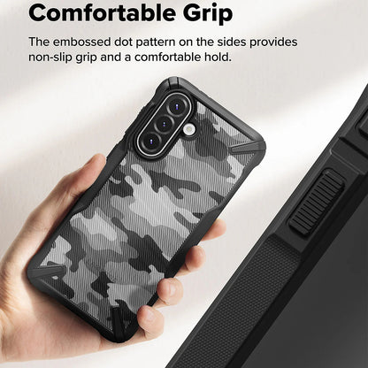 Hoes voor Samsung Galaxy A56 A566 / A36 A366, Ringke, Fusion X Camo, Zwart