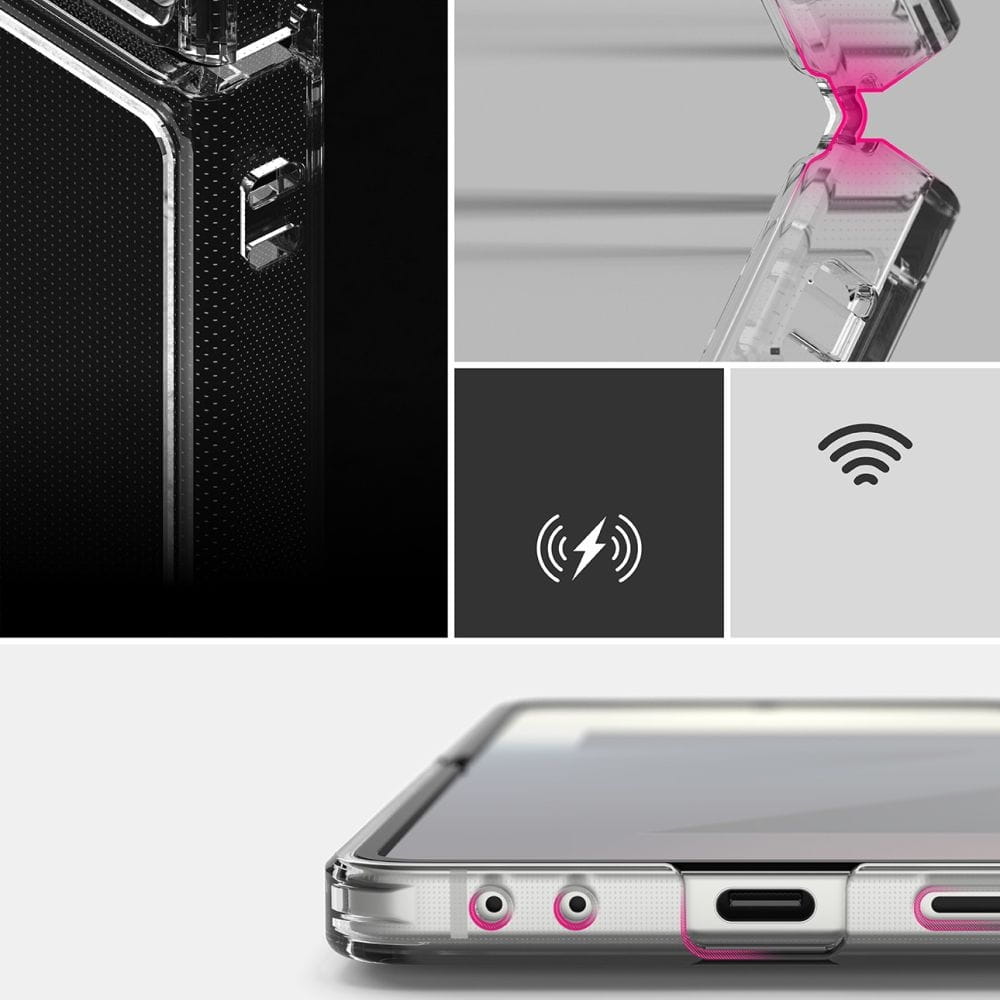 Hoesje voor Samsung Galaxy Z Flip7 F766, Ringke, Fusion, Transparant