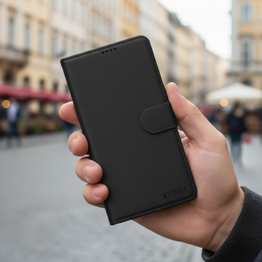 Hülle für Samsung Galaxy A37 5G / A56 A566 / A36 A366, Tech-Protect, Wallet, Schwarz