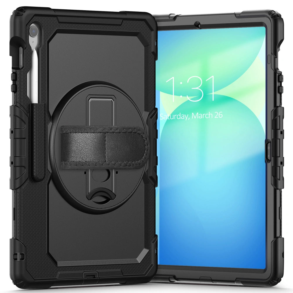 Hoes voor Samsung Galaxy Tab S10 FE+, Tech-Protect, Solid, Zwart