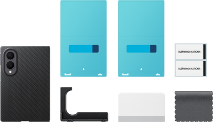 Hülle für Samsung Galaxy Z Fold8 F971, Carbon Magnet Case, Schwarz EF-KF971SBEGWW