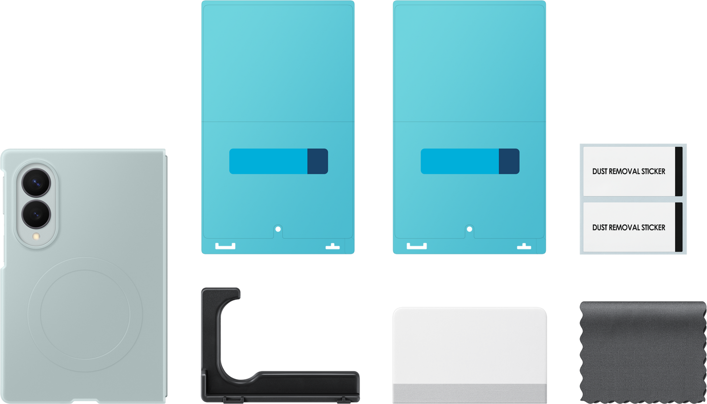 Hülle für Samsung Galaxy Z Fold8 F971, Silicone Magnet Case, Grün EF-EF971CGEGWW