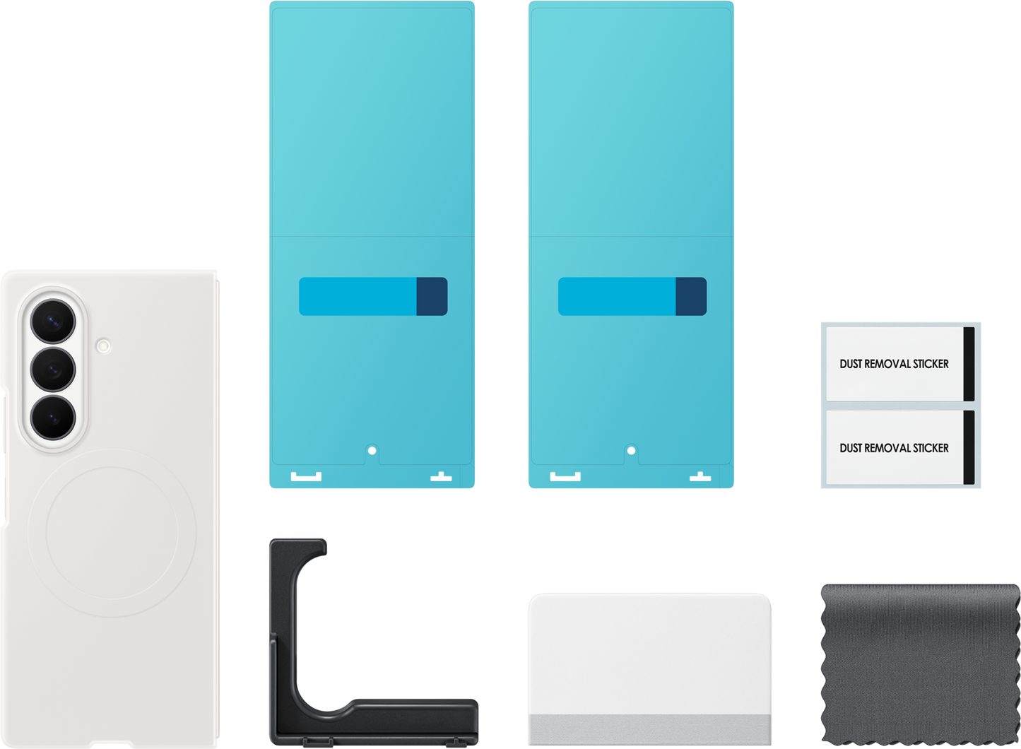 Coque pour Samsung Galaxy Z Fold8 Ultra F976, Silicone Magnet Case, Blanche EF-EF976CWEGWW