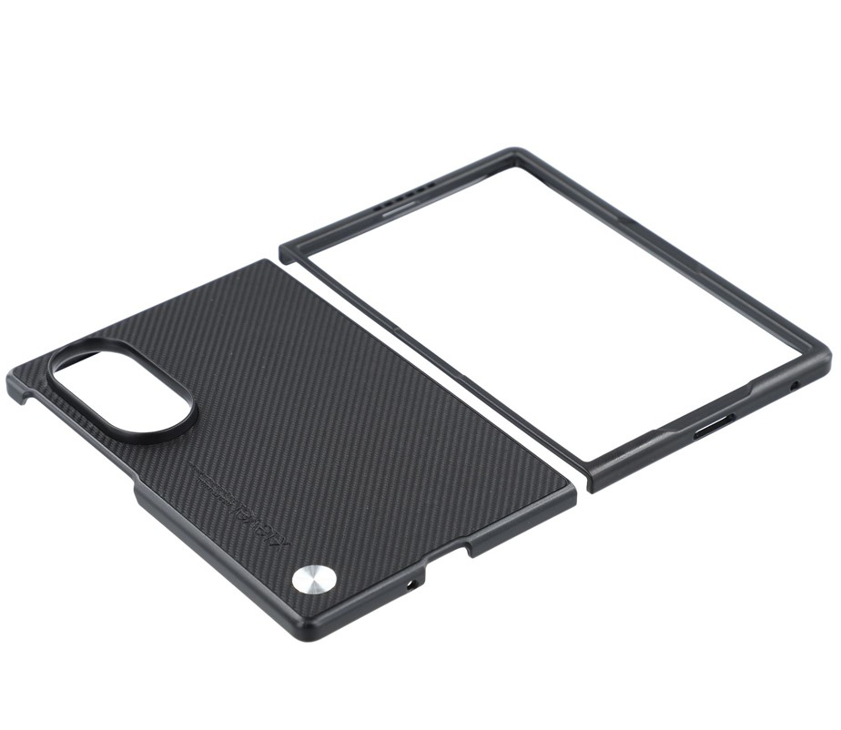 Coque pour Samsung Galaxy Z Fold8 F971, X-Level, Carbone, Noire