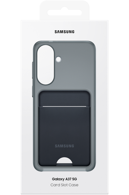 Hülle für Samsung Galaxy A37 5G, Kartenfach Case, Grau EF-OA376TJEGWW