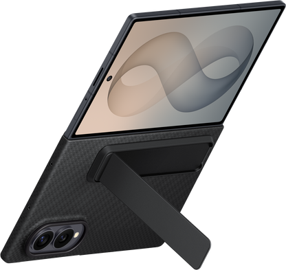 Case for Samsung Galaxy Z Fold8 F971, Carbon Standing, Black EF-XF971SBEGWW