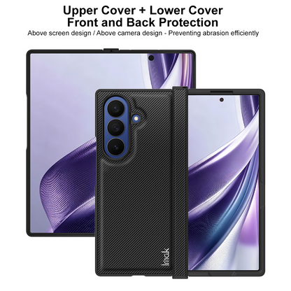 Hülle für Samsung Galaxy Z Fold8 Ultra F976, Imak, Carbon, Schwarz