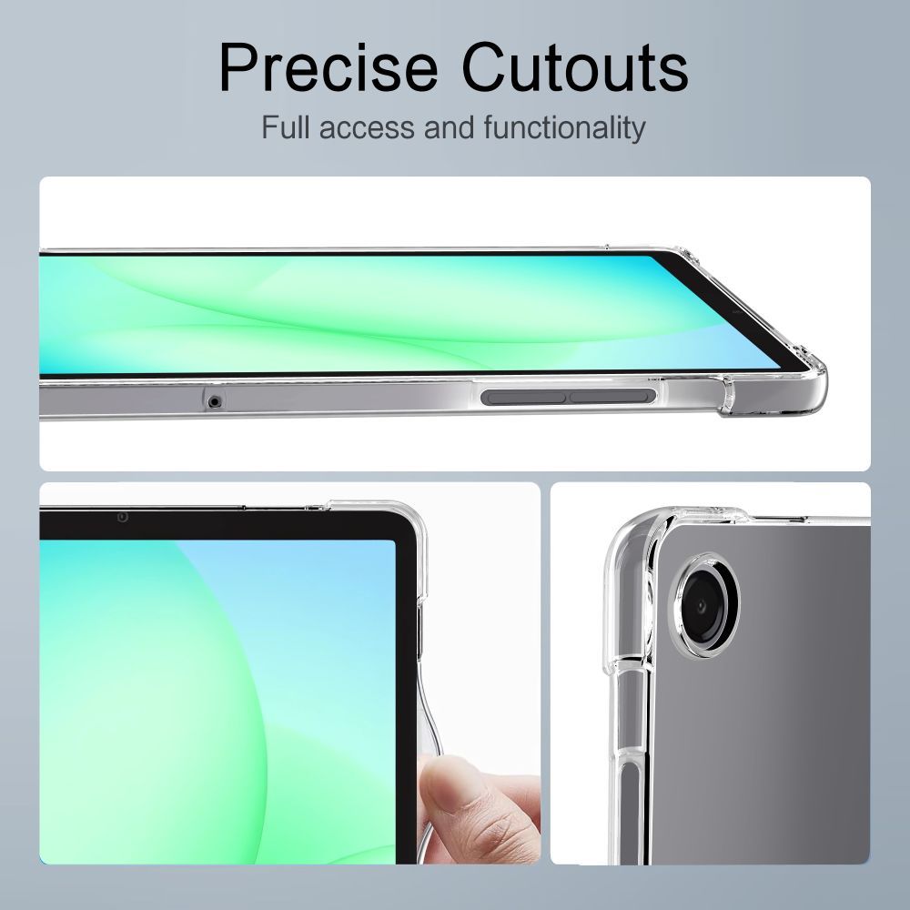 Case for Samsung Galaxy Tab A11 / Tab A9, Tech-Protect, Flexair, Transparent