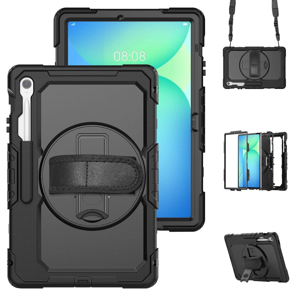 Hoes voor Samsung Galaxy Tab S10 FE+, Tech-Protect, Solid, Zwart
