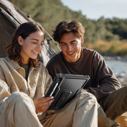 Hülle für Samsung Galaxy Tab S10 Lite / Tab S10 FE / Tab S9, Tech-Protect, Kevlar Pro, Schwarz