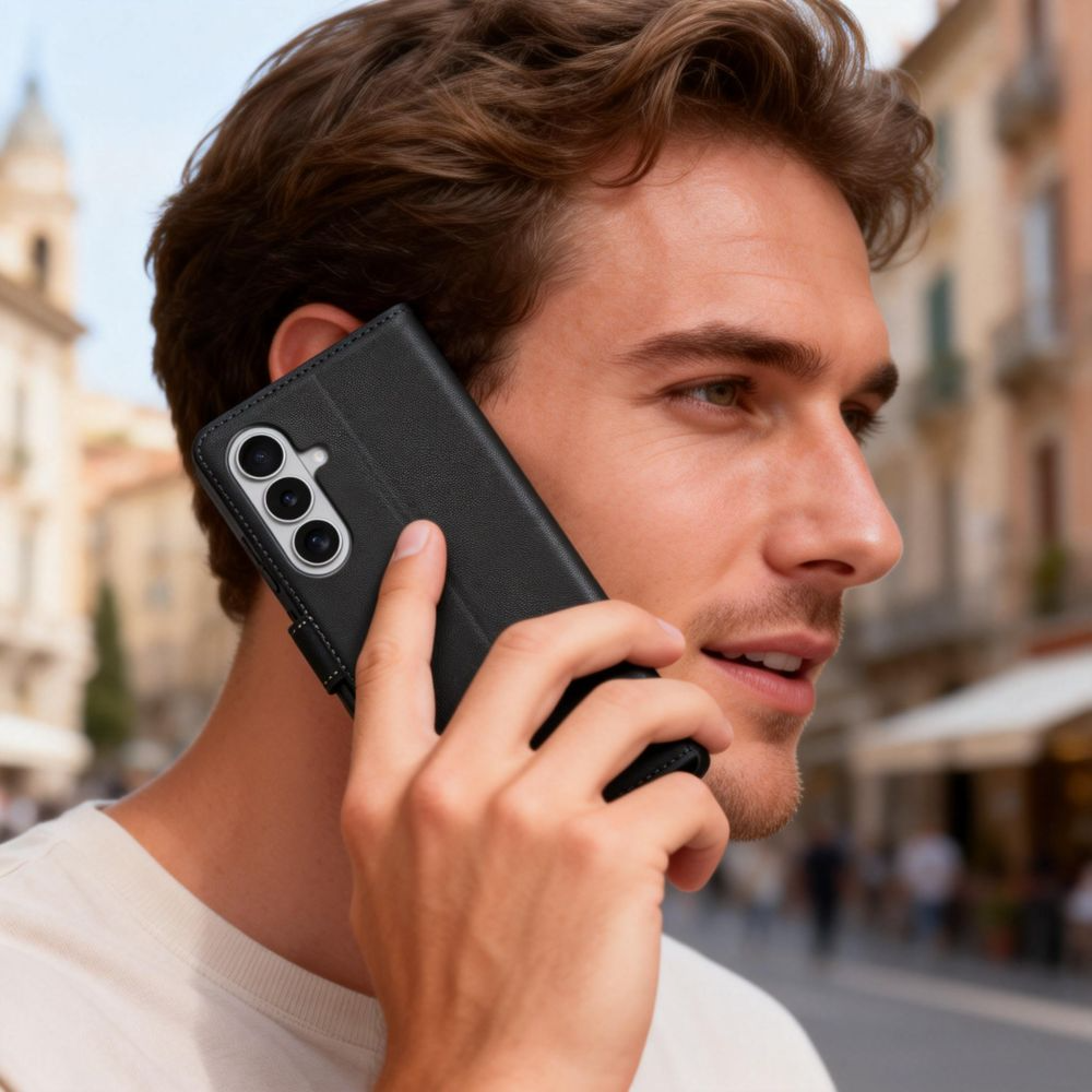 Hülle für Samsung Galaxy A37 5G / A56 A566 / A36 A366, Tech-Protect, Wallet, Schwarz