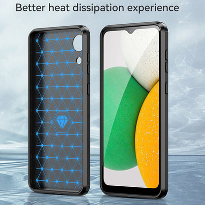 Hoes voor Samsung Galaxy A03 Core A032, Techsuit, Carbon, Zwart
