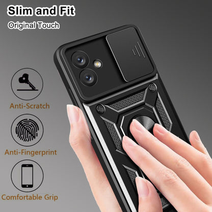 Coque pour Samsung Galaxy A04e A042 / M04 M045, Techsuit, CamShield, Noire