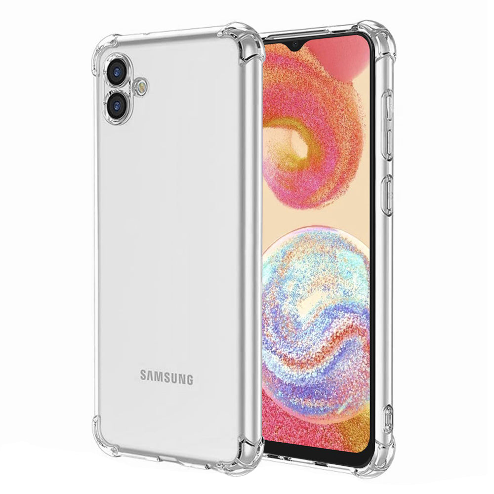 Hoes voor Samsung Galaxy A04e A042 / M04 M045, Techsuit, Schokbestendig Helder, Transparant