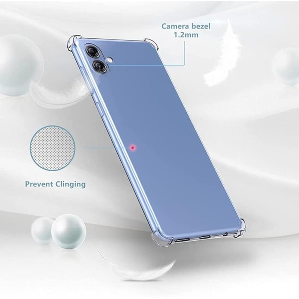 Hoes voor Samsung Galaxy A04e A042 / M04 M045, Techsuit, Schokbestendig Helder, Transparant