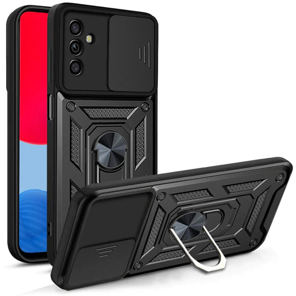 Coque pour Samsung Galaxy A04s A047 / A13 5G A136, Techsuit, CamShield, Noire