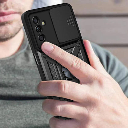 Coque pour Samsung Galaxy A04s A047 / A13 5G A136, Techsuit, CamShield, Noire