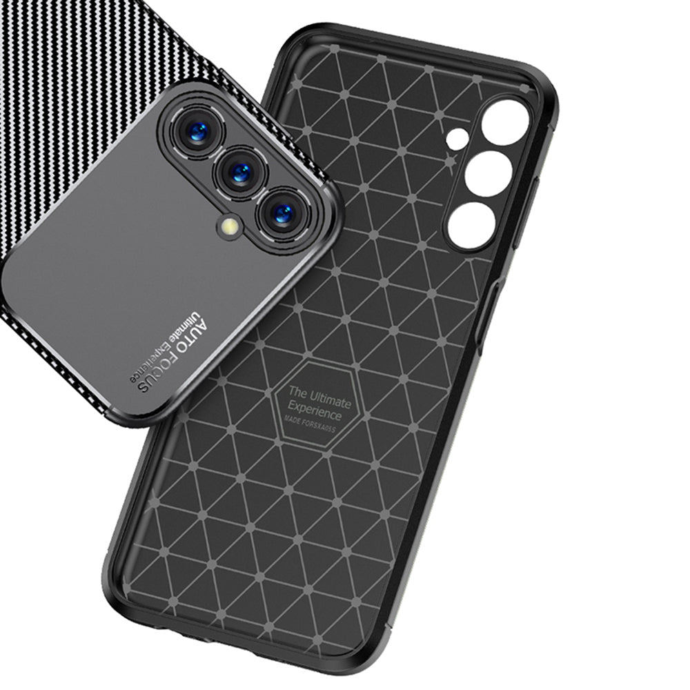 Case for Samsung Galaxy A05s A057, Techsuit, CarbonFiber, Black