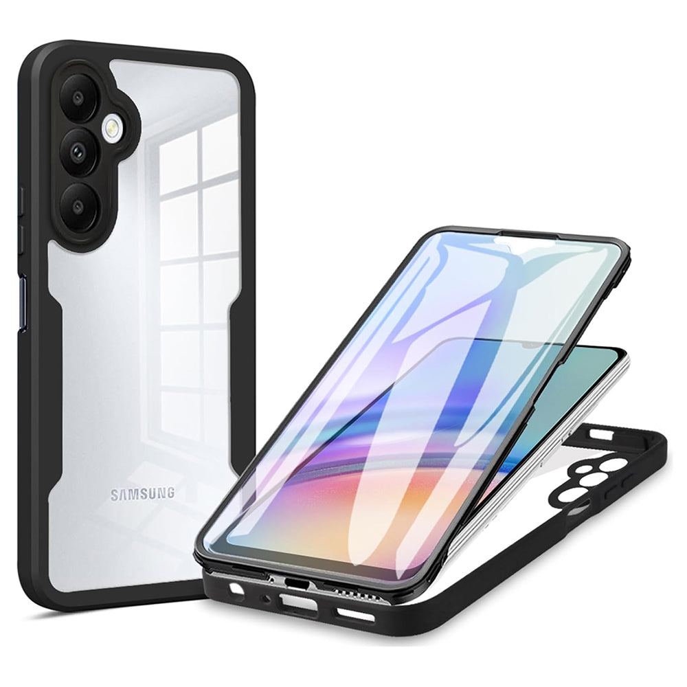 Hülle für Samsung Galaxy A05s A057, Techsuit, ColorVerse 360, Schwarz