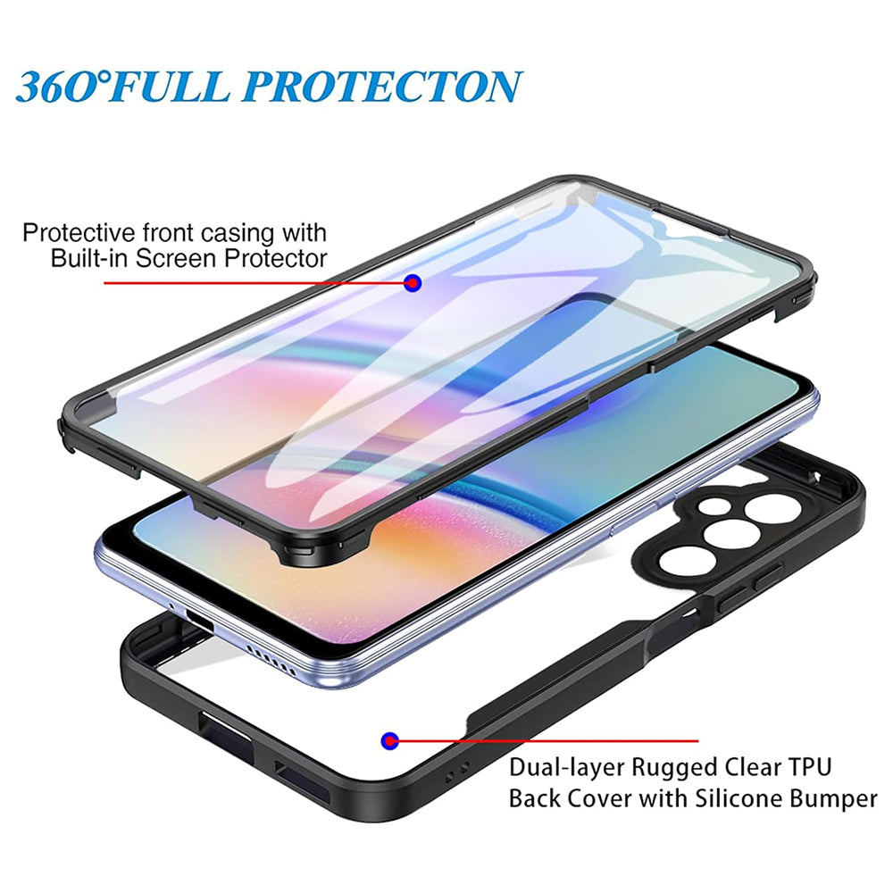 Coque pour Samsung Galaxy A05s A057, Techsuit, ColorVerse 360, Rose