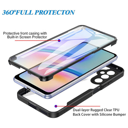 Coque pour Samsung Galaxy A05s A057, Techsuit, ColorVerse 360, Rose