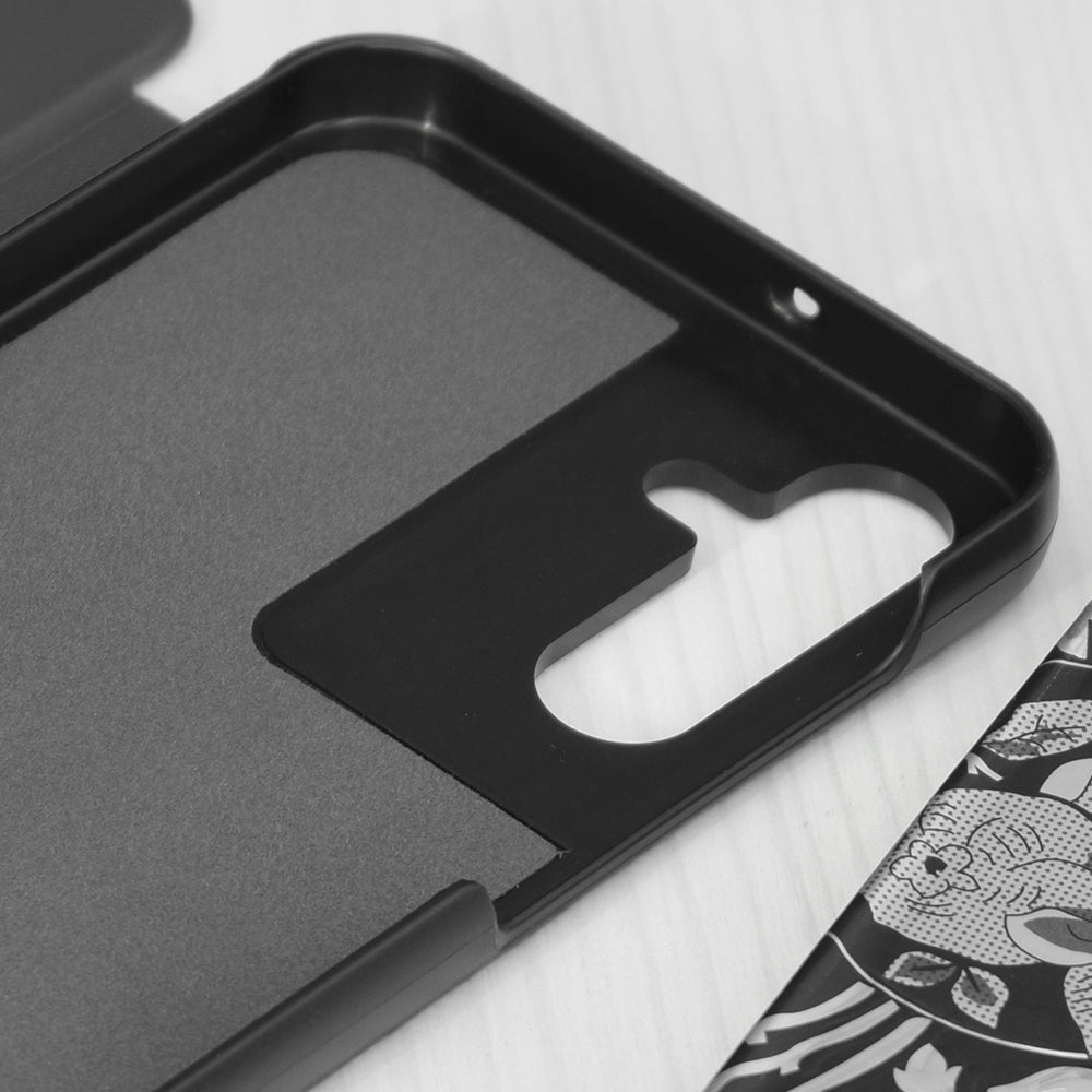 Hülle für Samsung Galaxy A05s A057, Techsuit, eFold, Schwarz