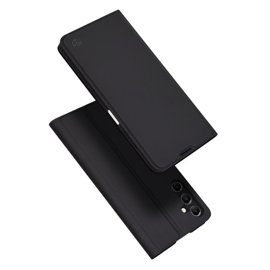 Hülle für Samsung Galaxy A05s A057, Techsuit, Magskin Book, Schwarz