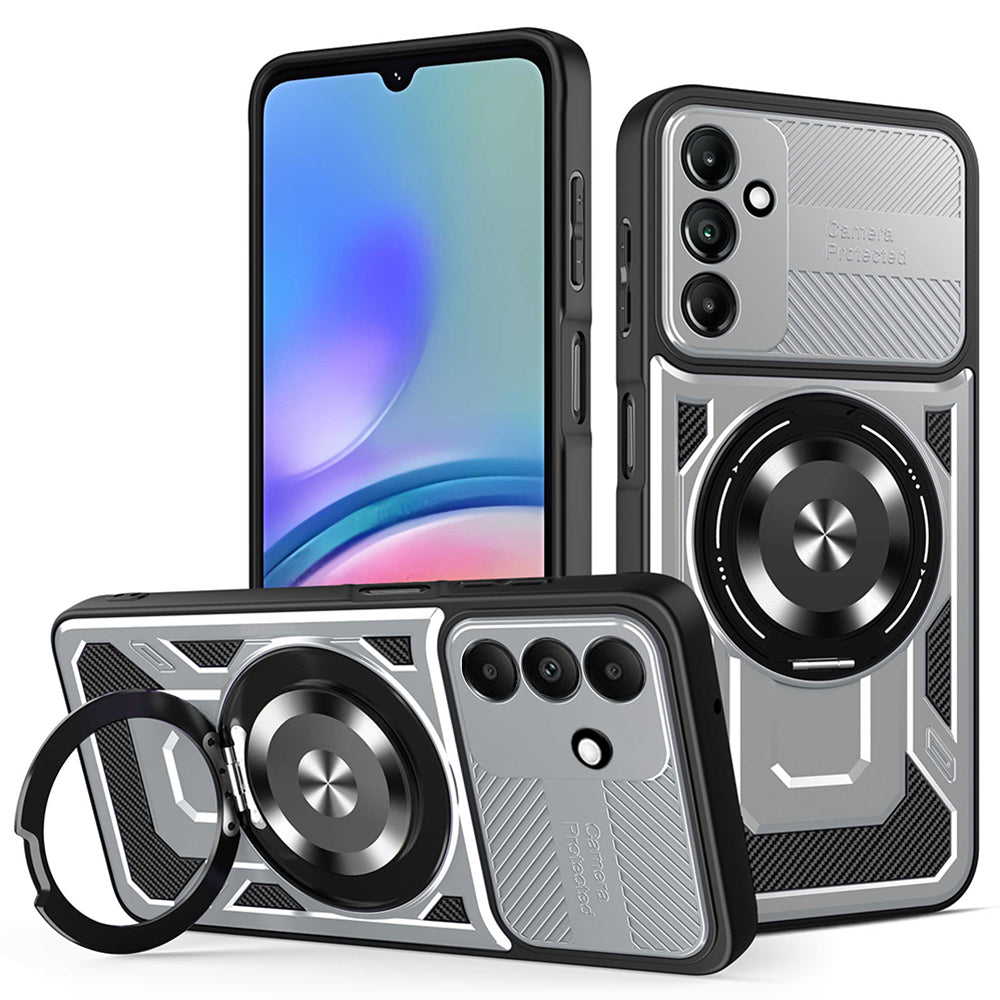 Hoes voor Samsung Galaxy A05s A057, Techsuit, RuggedCam, Grijs