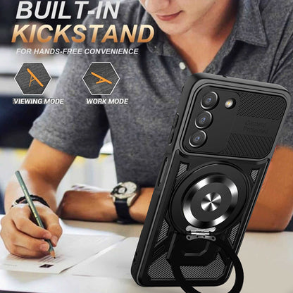 Coque pour Samsung Galaxy A05s A057, Techsuit, RuggedCam, Violet