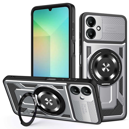 Hoes voor Samsung Galaxy A06 A065, Techsuit, RuggedCam, Grijs