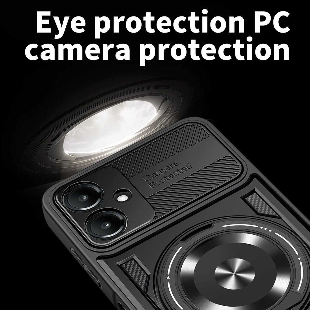 Hoes voor Samsung Galaxy A07 4G A075, Techsuit, RuggedCam, Blauw