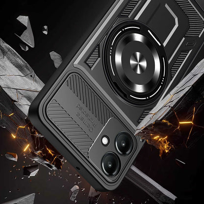 Hülle für Samsung Galaxy A07 4G A075, Techsuit, RuggedCam, Lila