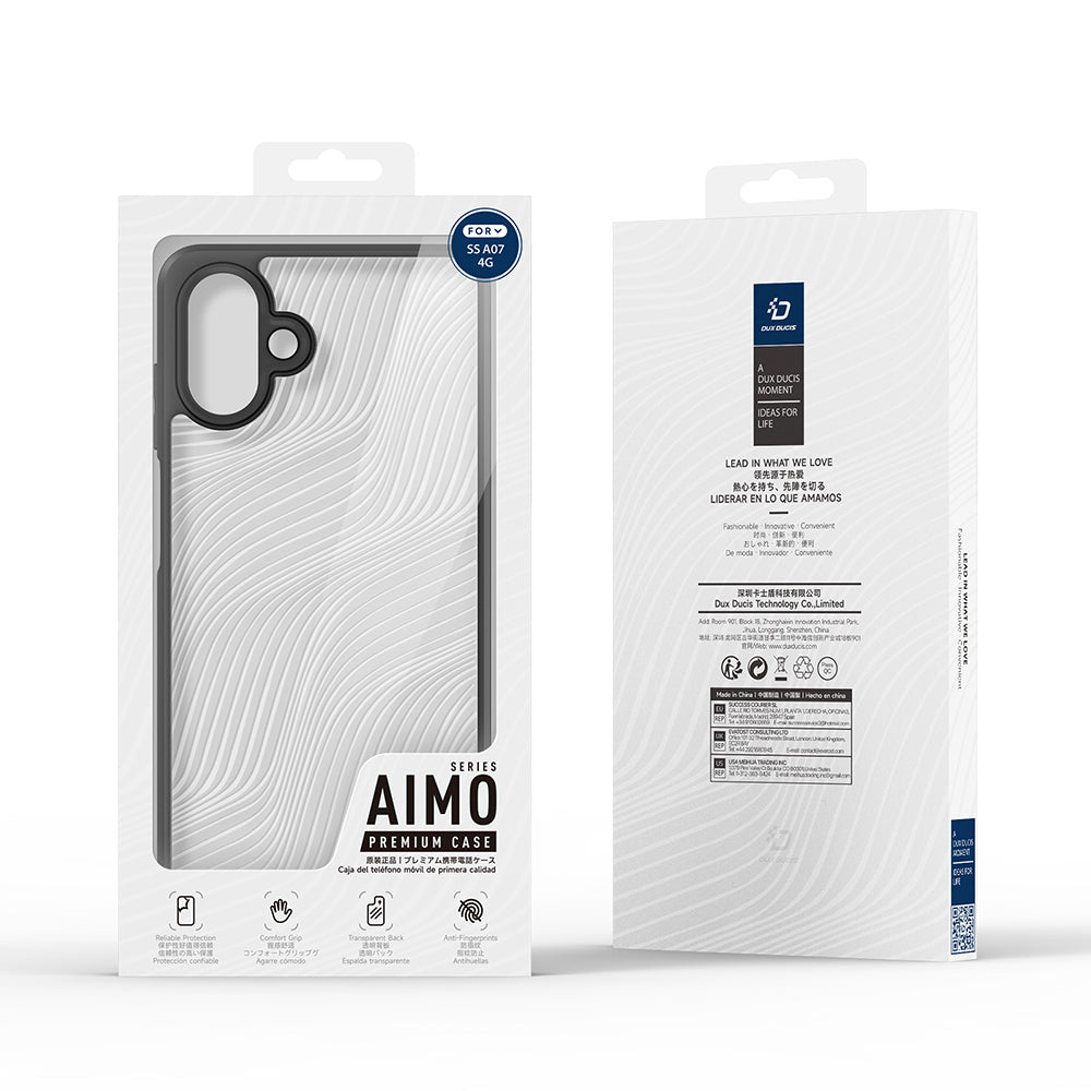 Hoes voor Samsung Galaxy A08 4G A085 / A07 5G A076 / A07 4G A075, DUX DUCIS, Aimo, Zwart