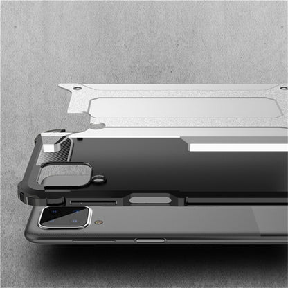 Coque pour Samsung Galaxy A12 Nacho A127 / A12 A125, Techsuit, Hybrid Armor, Noire