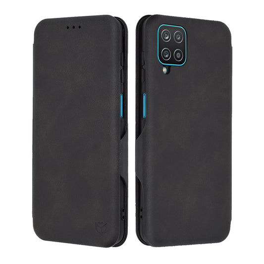 Coque pour Samsung Galaxy A12 Nacho A127 / A12 A125, Techsuit, Safe Wallet Plus, Noire