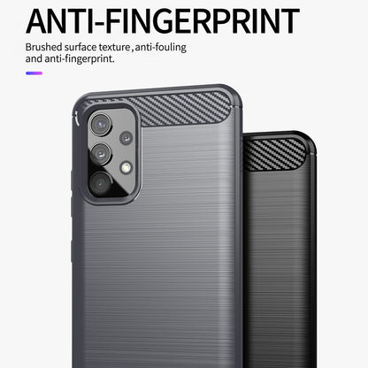 Coque pour Samsung Galaxy A13 A135, Techsuit, Carbone, Noire